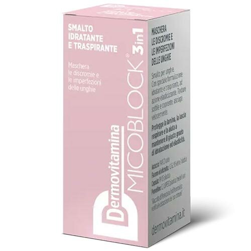 Dermovitamina Micoblock 3 In 1 Smalto Rosa Chiaro 5 ml