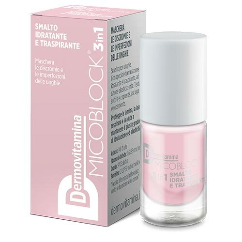 Dermovitamina Micoblock 3 In 1 Smalto Rosa Chiaro 5 ml