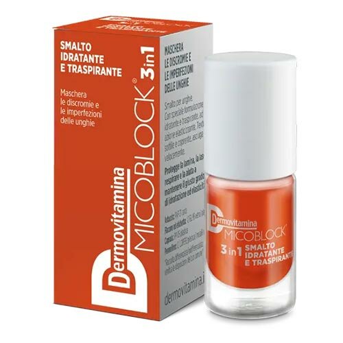 Dermovitamina Micoblock 3In1 Smalto Idratante Arancio Scuro 5 ml