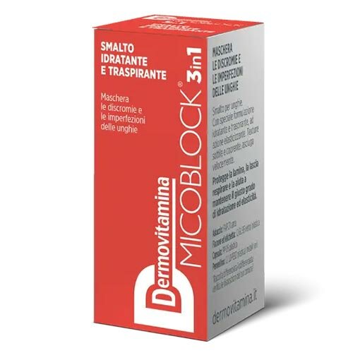 Dermovitamina Micoblock 3In1 Smalto Idratante Arancio Scuro 5 ml