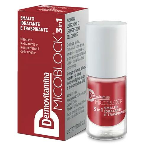 Dermovitamina Micoblock 3In1 Smalto Idratante Rosso Mattone 5 ml