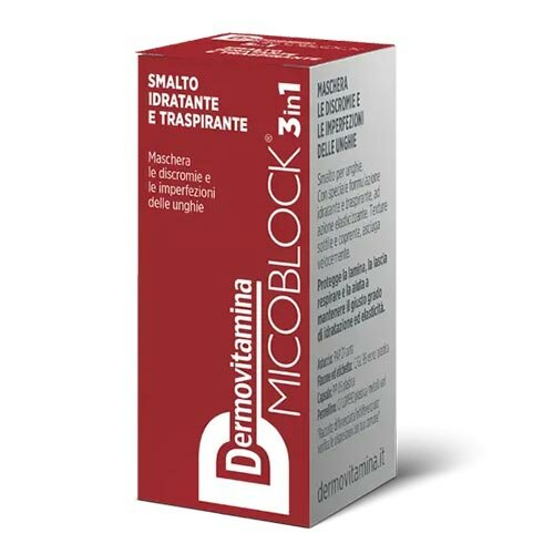 Dermovitamina Micoblock 3In1 Smalto Idratante Rosso Mattone 5 ml