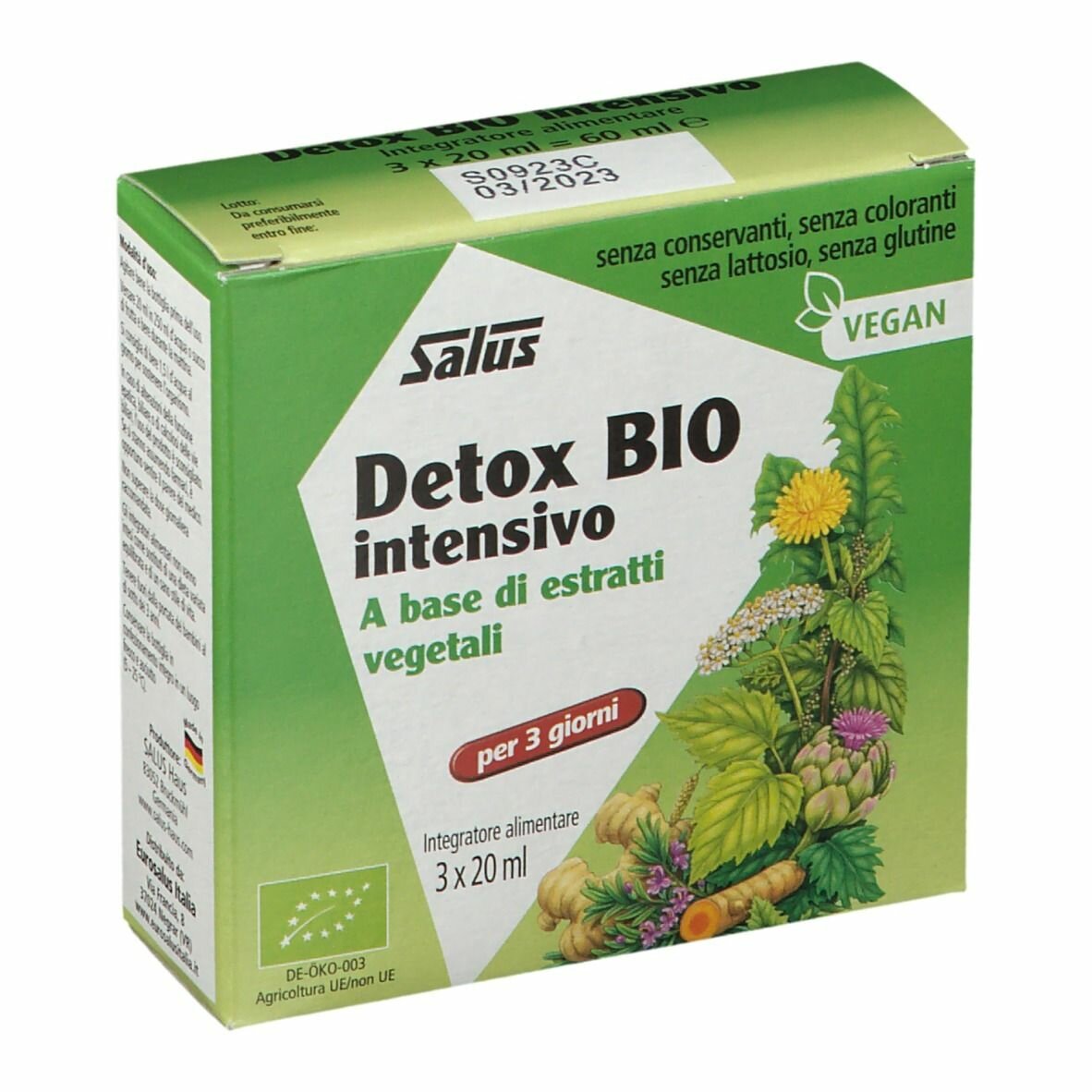 Detox bio intensivo 3 x 20 ml