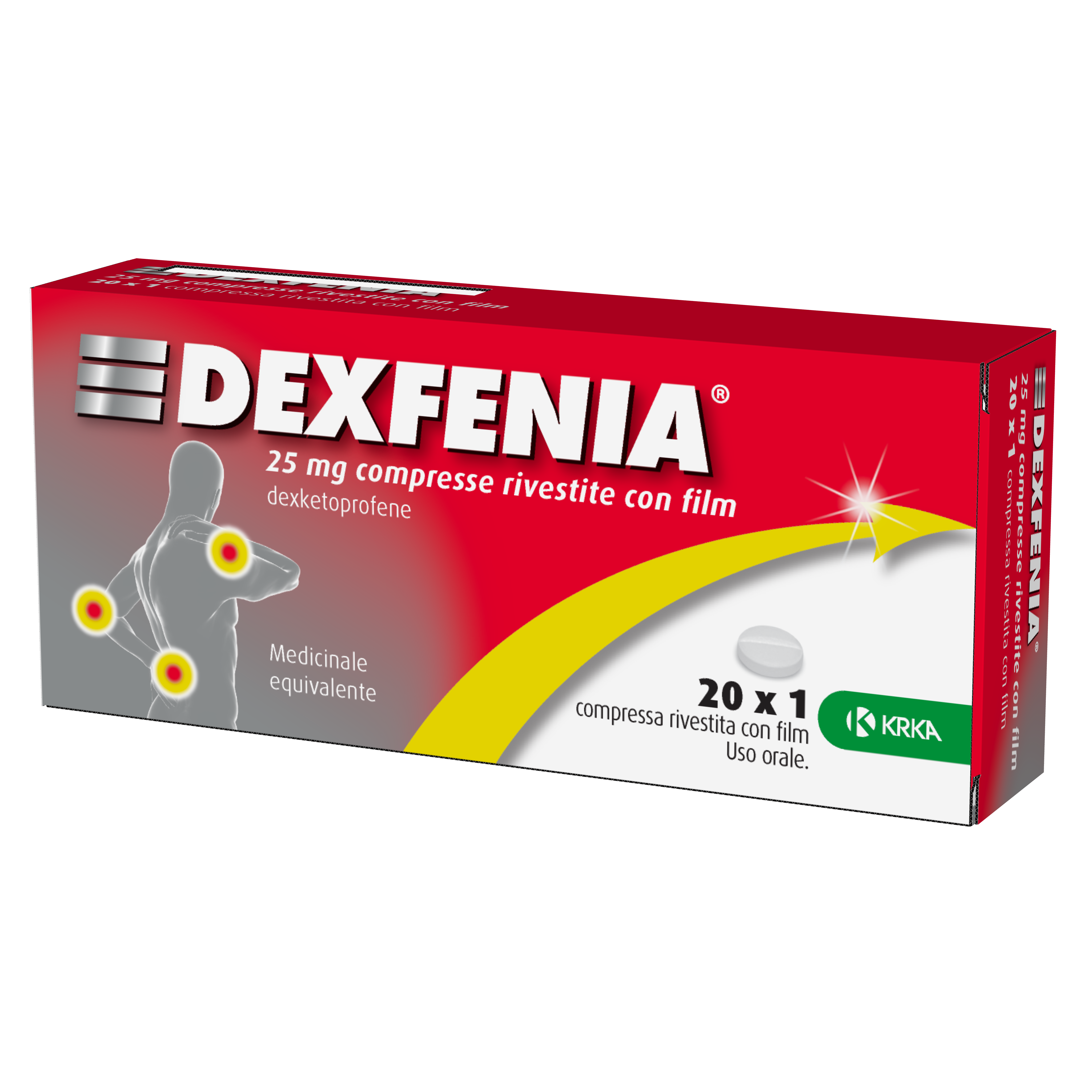 Dexfenia 25 mg 20 compresse rivestite