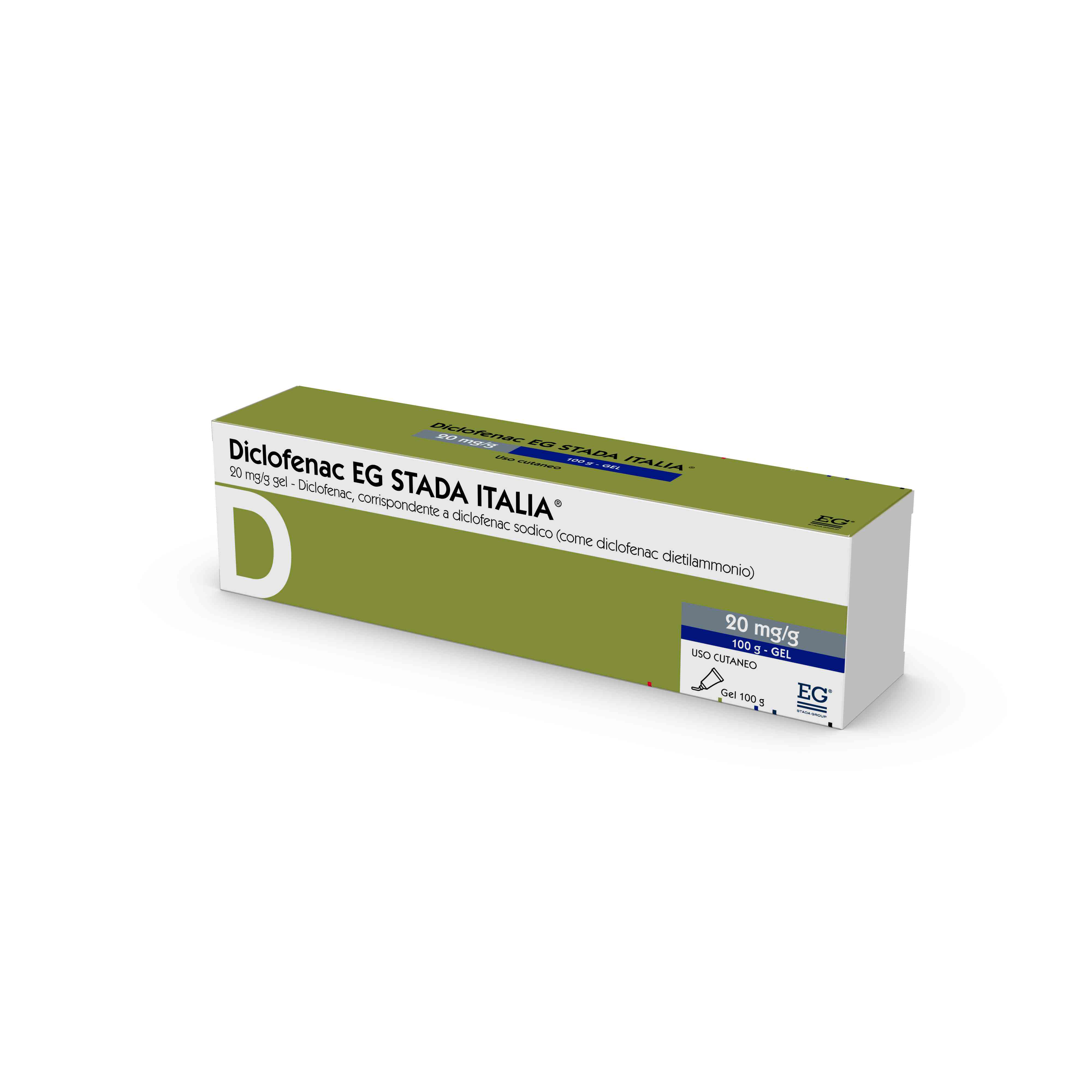 Diclofenac eg 20 mg/g gel 1 tubo in al da 100 g