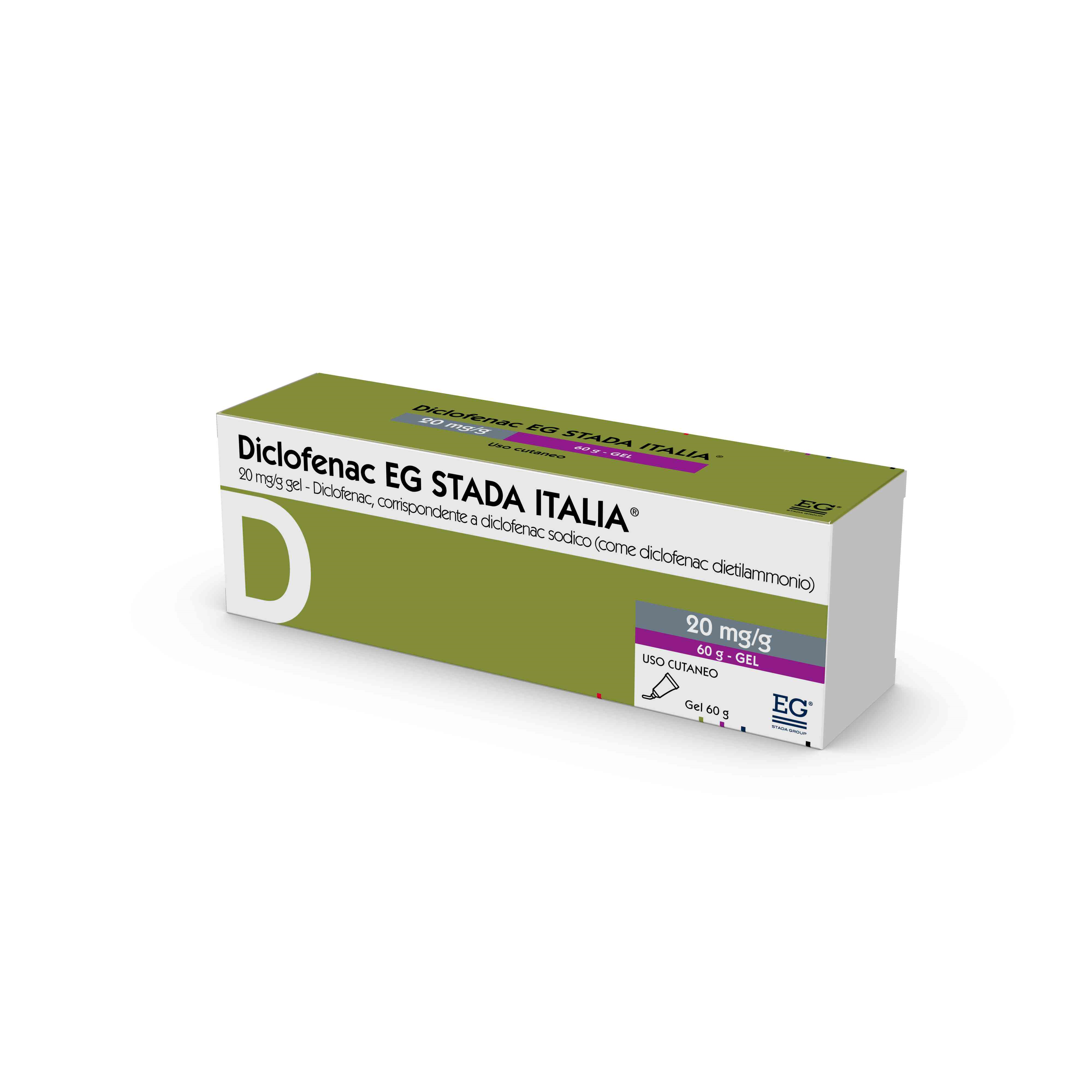 Diclofenac eg 20 mg/g gel 1 tubo in al da 60 g