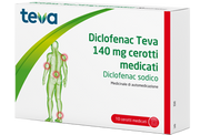 Diclofenac (teva) 10 cerotti medicati 140 mg