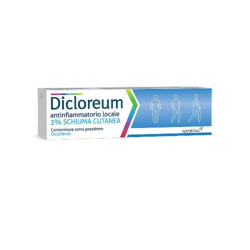 Dicloreum 3% Schiuma Cutanea Antinfiammatorio Locale 50 g