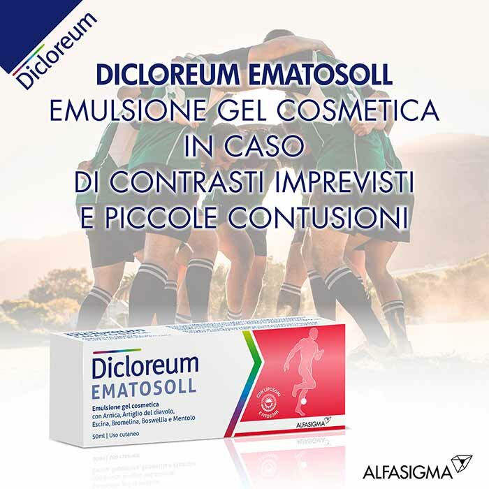 Dicloreum Ematosoll Gel ad Azione Antidolorifica 50ml