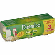 Dieterba omogeneizzato tacchino 3 pezzi 80 g