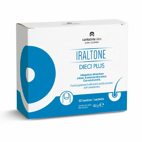 Difa Cooper Dieci Plus Integratore Pelle Unghie e Capelli 20 Bustine