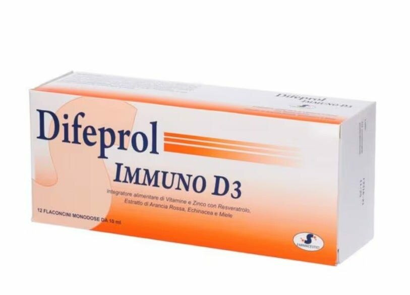 Difeprol immuno d3 15 flaconcini