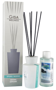 Diffusore bastoncini linea white spuma marina