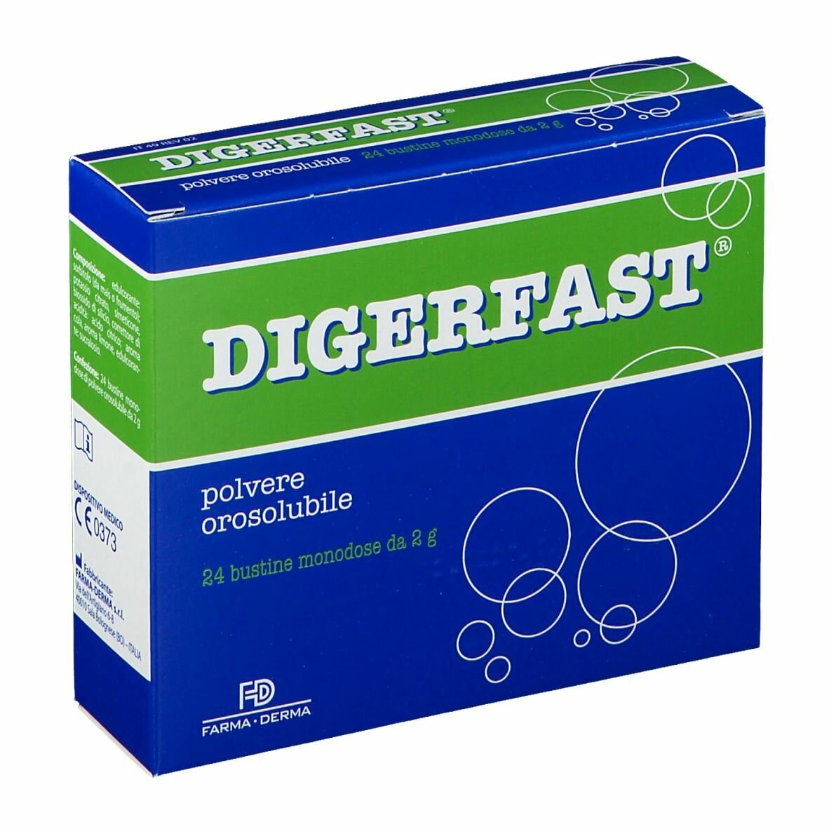 Digerfast polvere 24 bustine monodose 2 g
