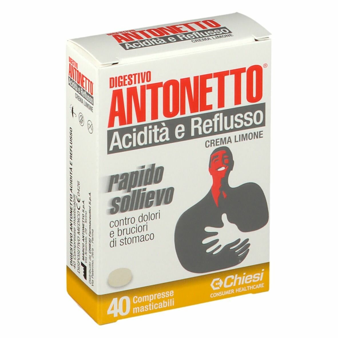 Digestivo antonetto acidita' & reflusso al limone