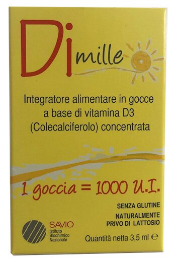 Dimille Integratore Vitamina D3 Gocce 3,5 ml