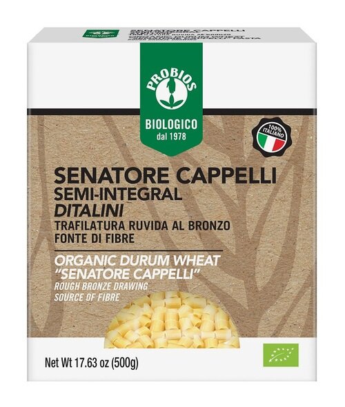 Ditalini grano senatore cappelli semintregrale 500 g