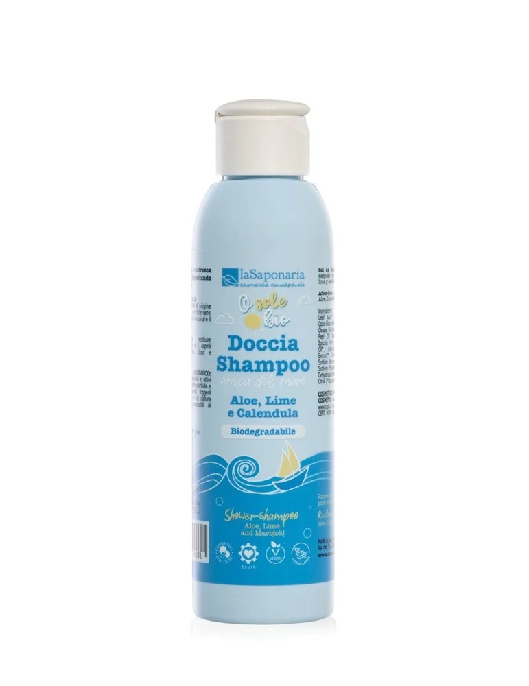 Doccia shampoo barca mare camp