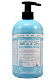 Dr bronner's organic sugar soap unscented 355 ml