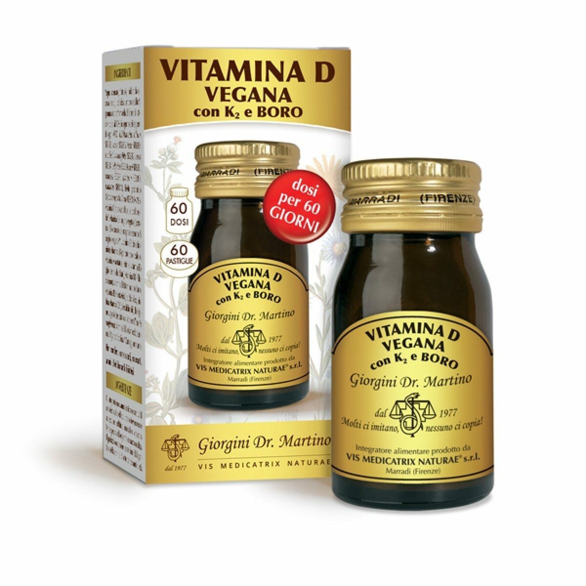 Dr. giorgini vitamina d vegana 60 pastiglie