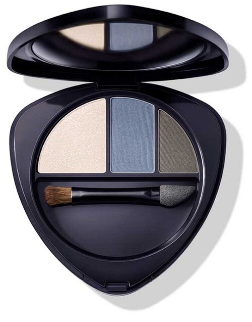 Dr hauschka mallow eyeshadow trio 01 sapphire 4,4 g
