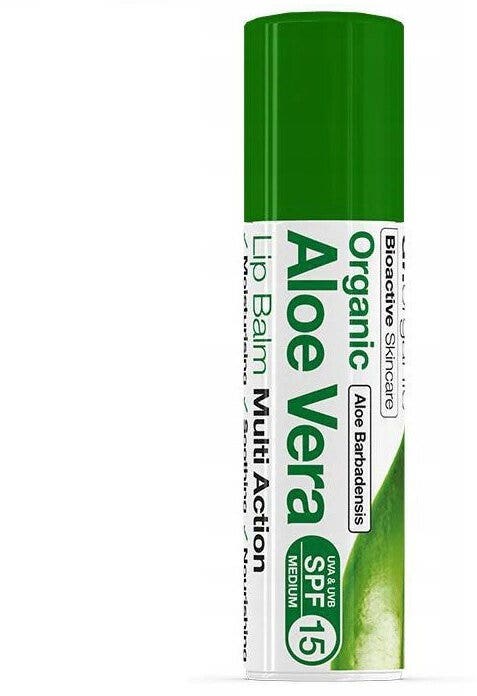 Dr organic aloe burrocacacao 1 stick labbra