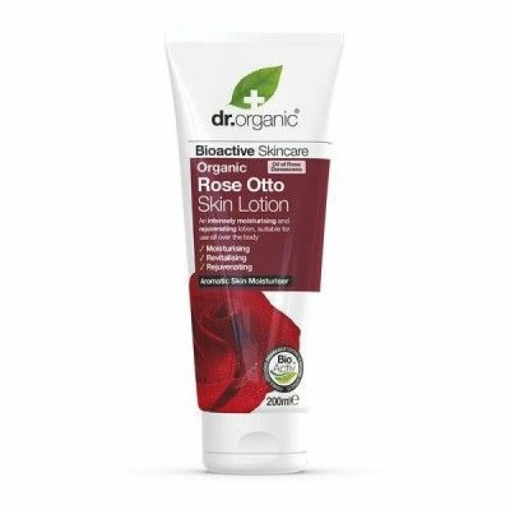 Dr. organic lozione per il corpo rose otto 200ml
