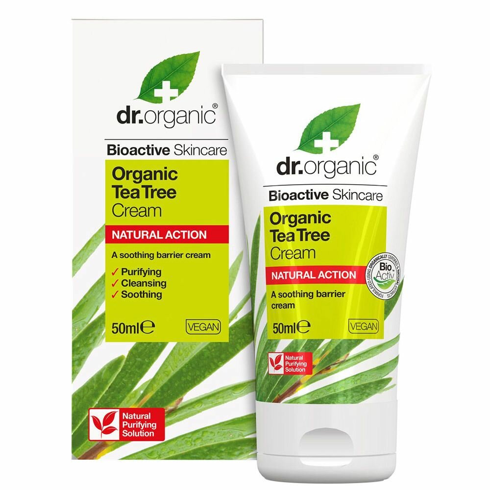 Dr organic tea tree crema 50ml
