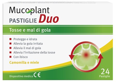 Dr theiss mucoplant 24 pastiglie camomilla e miele