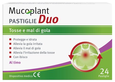 Dr theiss mucoplant 24 pastiglie duo timo