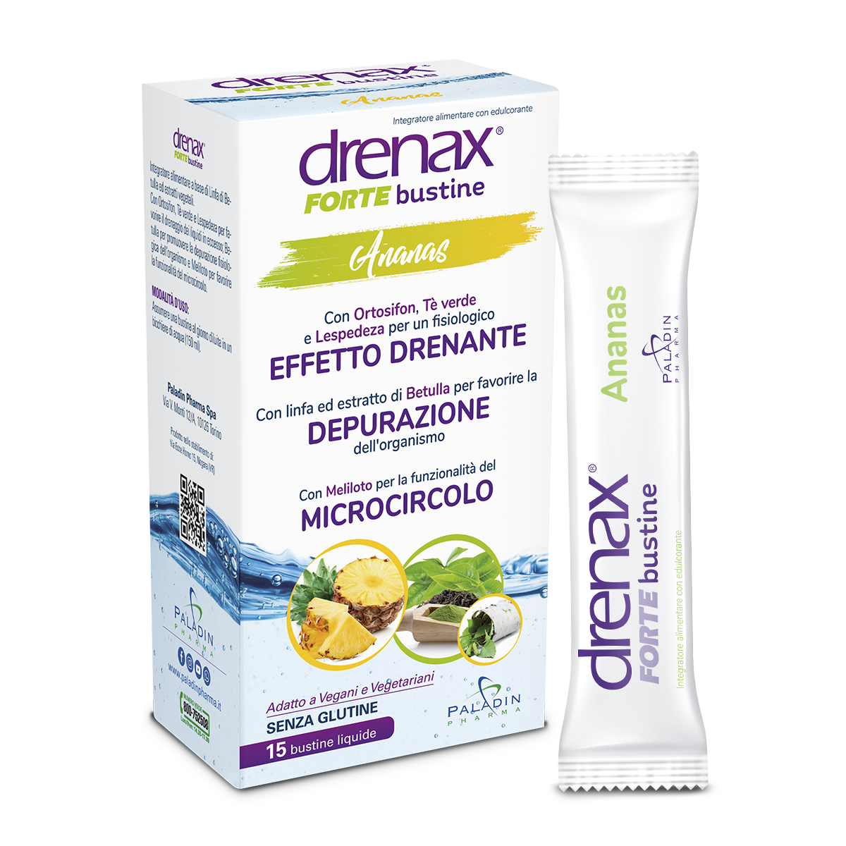 Drenax forte ananas 15 stick pack