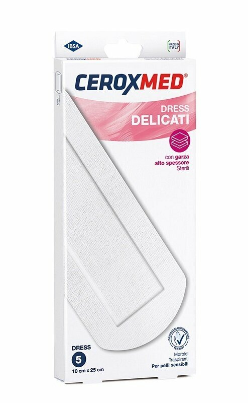 Dress delicati ceroxmed 10x25 cm 5 pezzi