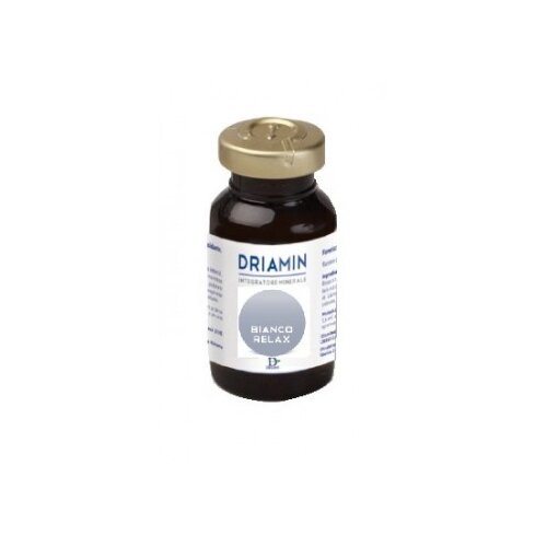 Driamin kit 20 flacone vuoto con misurino + etichetta e foglio illustrativo