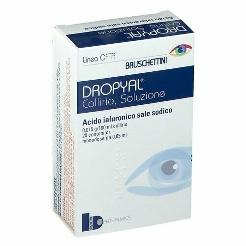 Dropyal Collirio Acido ialuronico 20 Monodosi 0,65 ml
