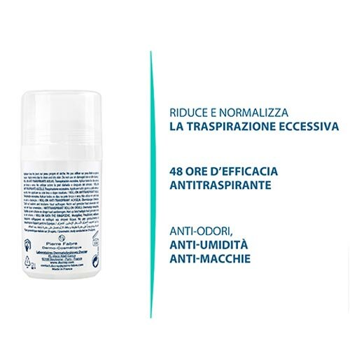 Ducray Hidrosis Control Roll-On Anti-Traspirante Ascelle 40 ml