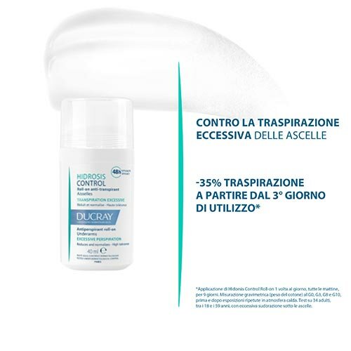 Ducray Hidrosis Control Roll-On Anti-Traspirante Ascelle 40 ml