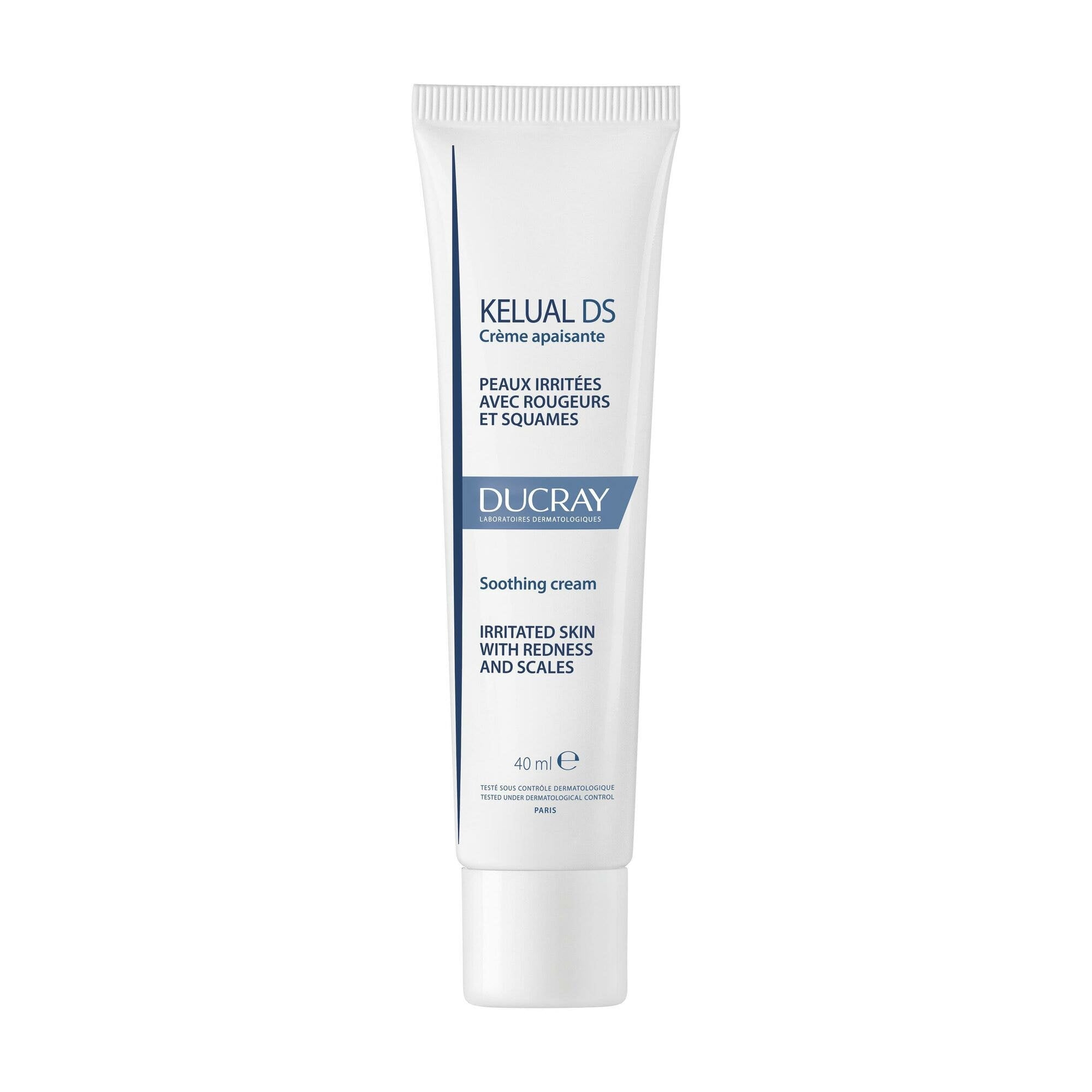 Ducray kelual ds crema lenitiva viso anti-squame 40ml
