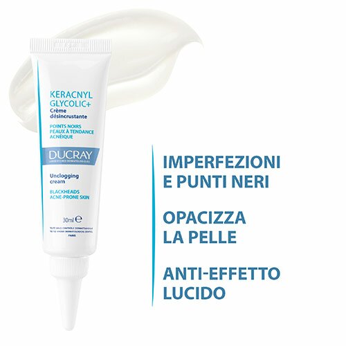 Ducray Keracnyl Glycolic+ Crema Purificante 30 ml