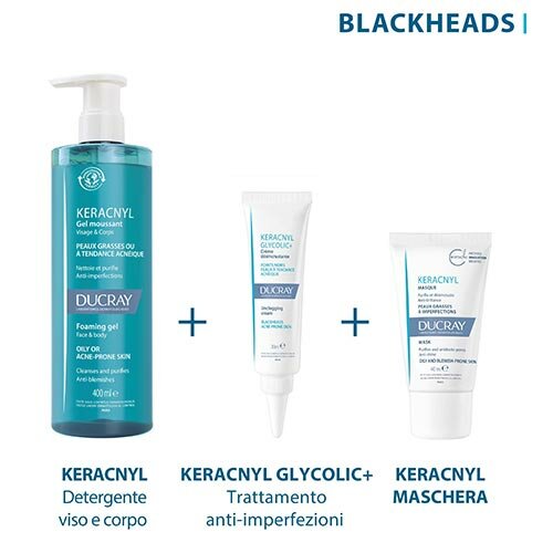 Ducray Keracnyl Glycolic+ Crema Purificante 30 ml