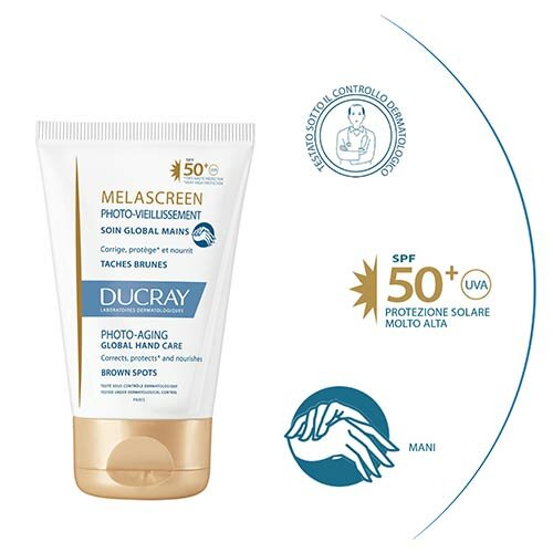 Ducray Melascreen SPF 50+ Crema Mani Antimacchie 50 ml