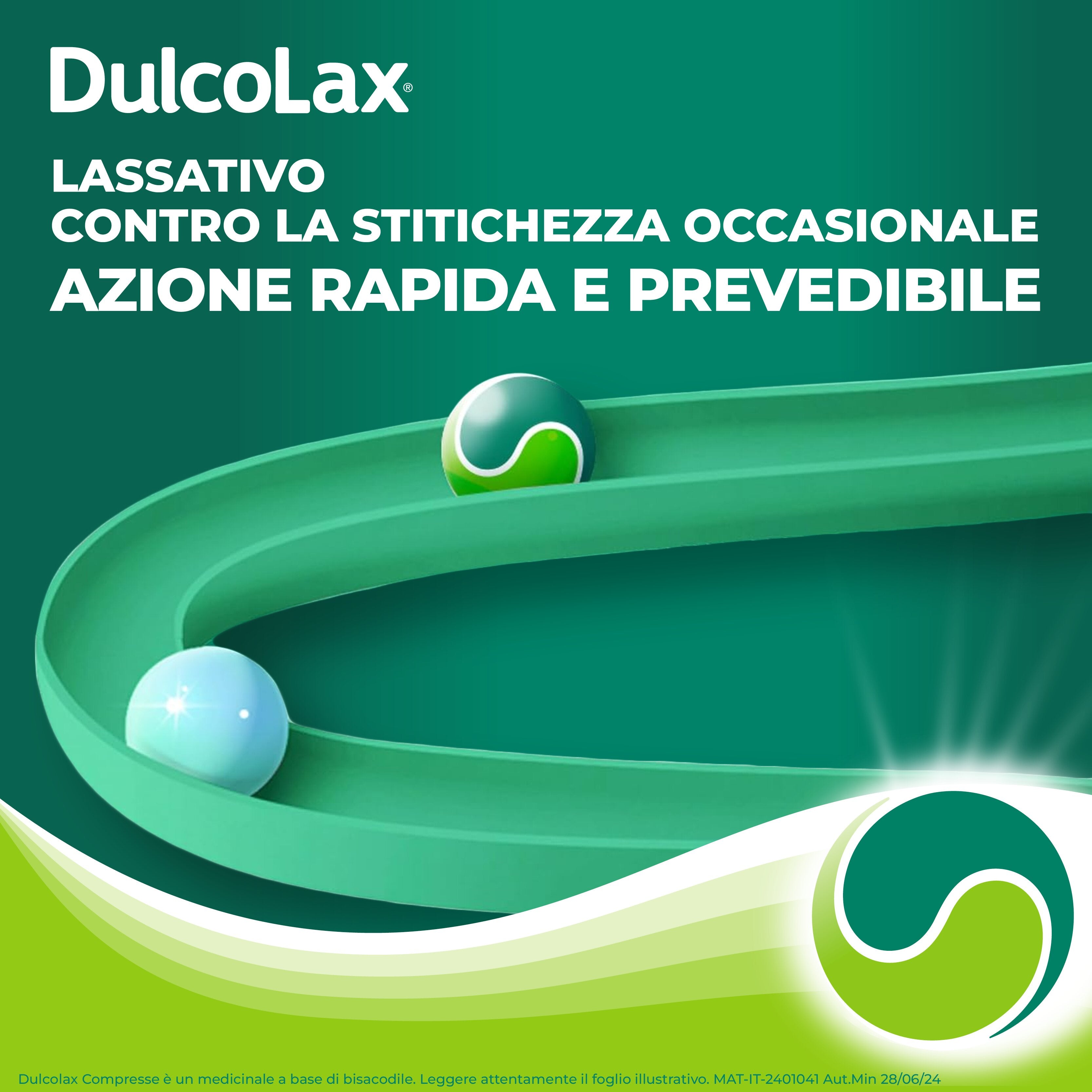 Dulcolax 5 mg Bisacodile Stitichezza 20 Compresse rivestite