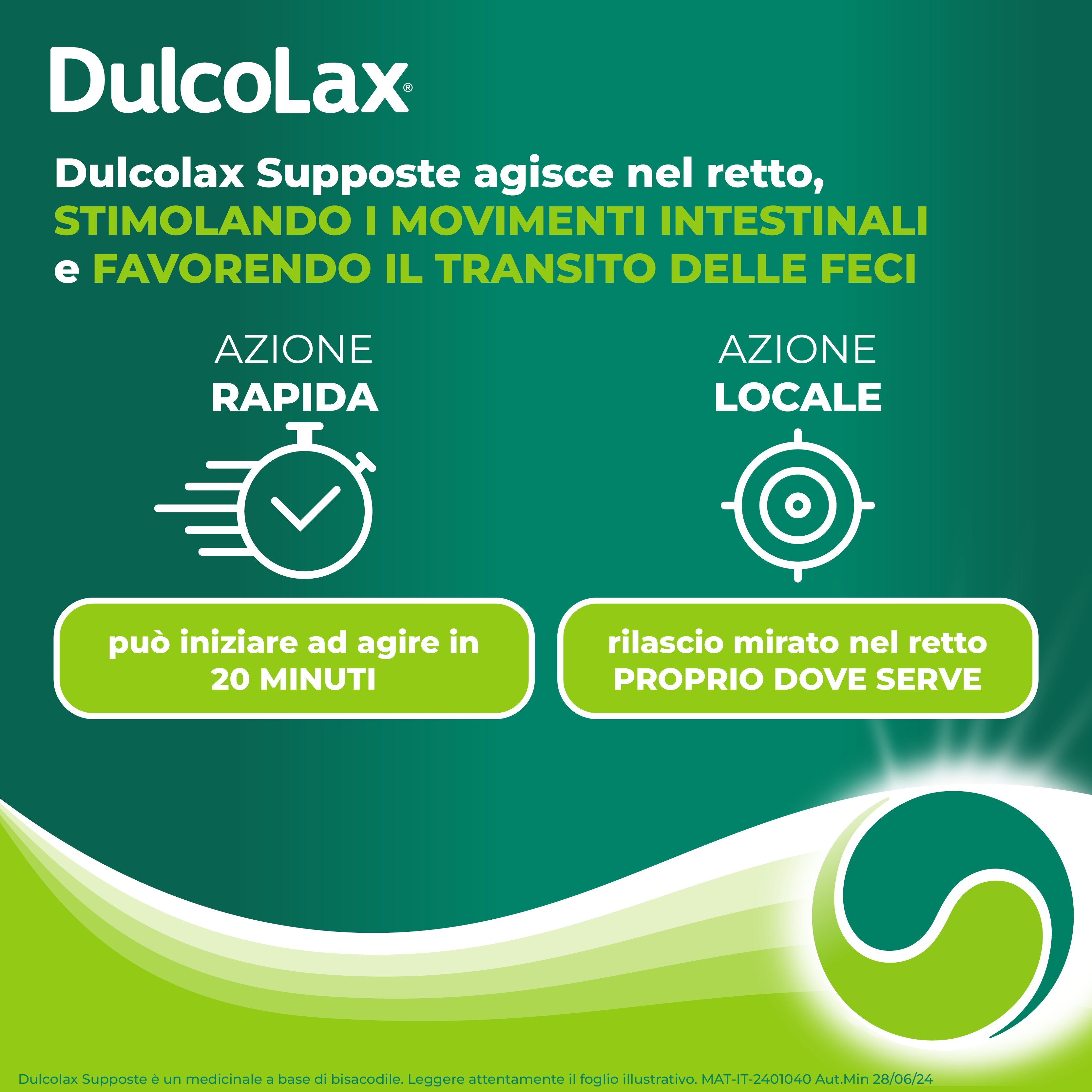Dulcolax Adulti 10 mg 6 Supposte Lassative