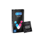 Durex Sync Preservativi Ritardanti e Stimolanti 6 Pezzi