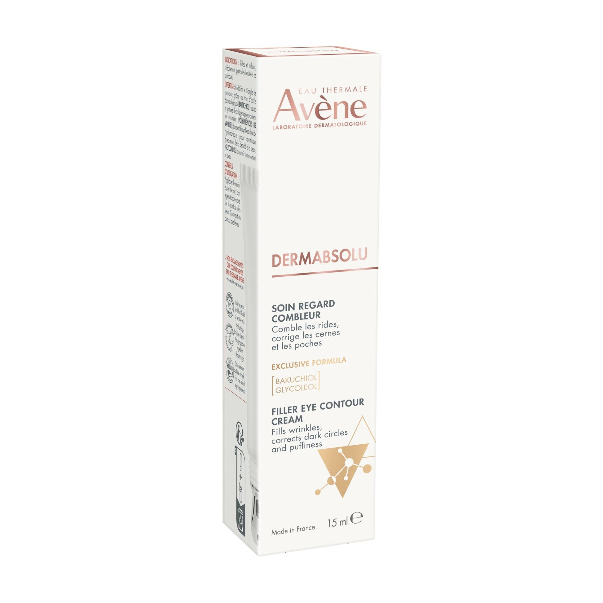 Eau thermale avene dermabsolu trattamento contorno occhi riempitivo 15ml