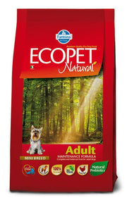Ecopet natural cibo secco per cani adulti taglia mini sacco 12kg