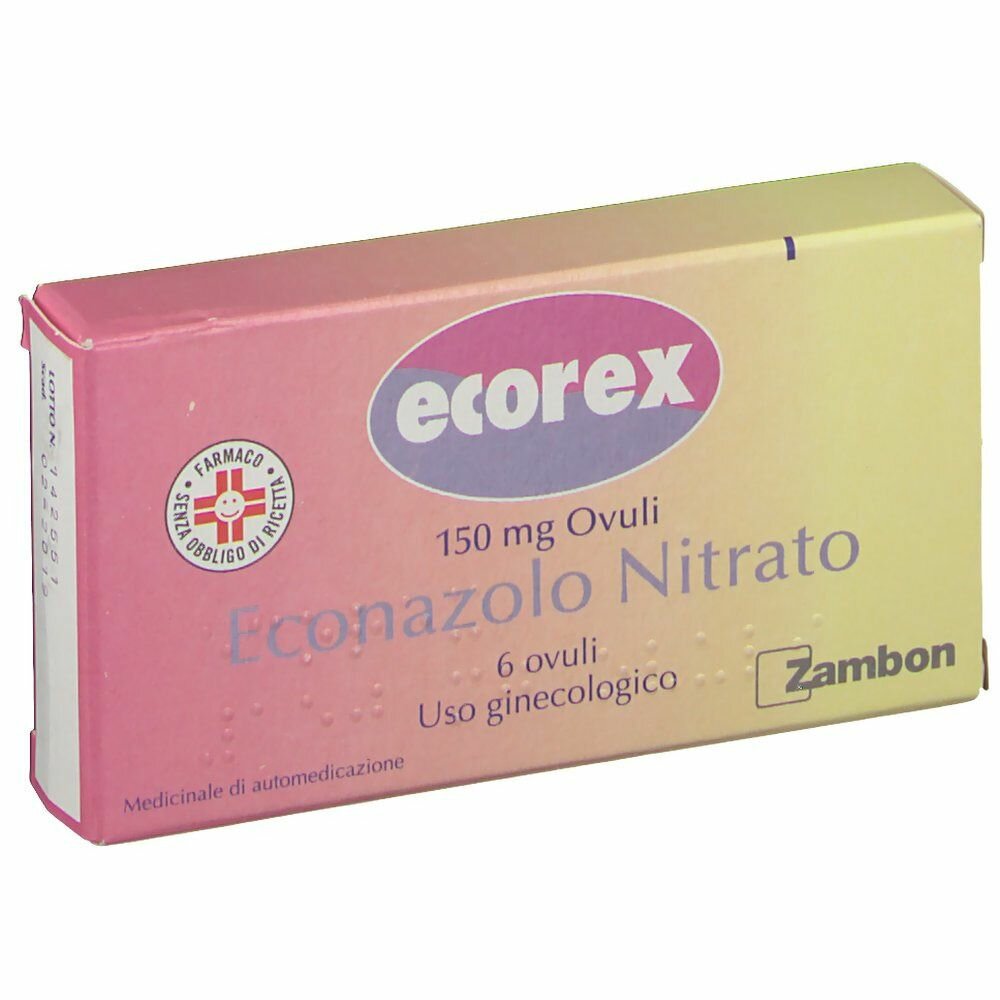 Ecorex 6 ovuli vaginali antimicotici 150 mg