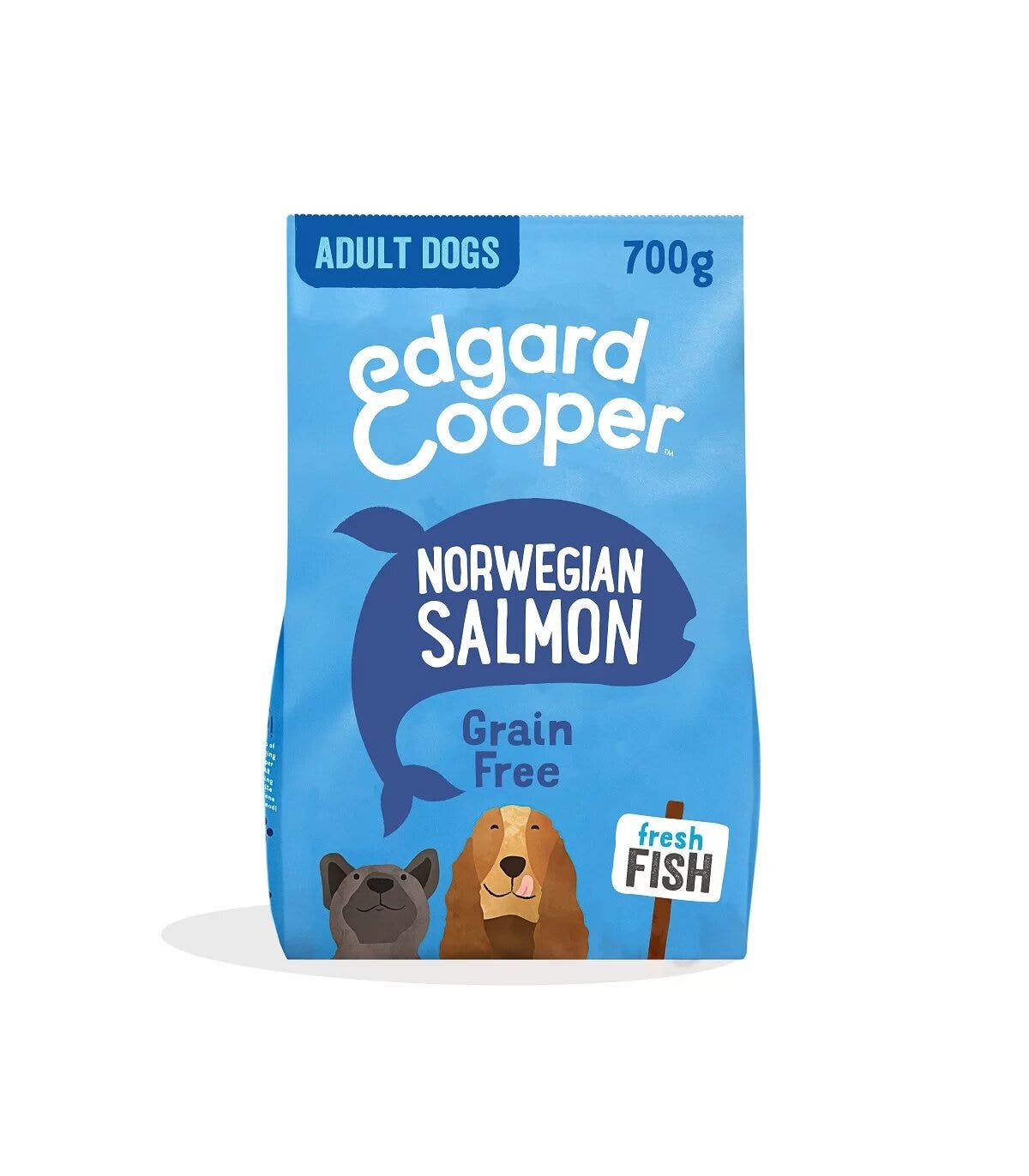 Edgard & cooper adult salmone norvegese senza cereali crocchette per cani 700g