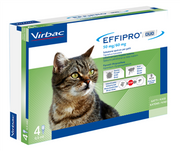 Effipro duo spot-on 4 pipette 0,5 ml gatti da 1 a 6 kg