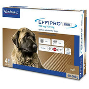 Effipro duo spot-on cani - 402 mg + 120 mg soluzione spot on per cani da 40 a 60 kg 24 pipette 4,02 ml