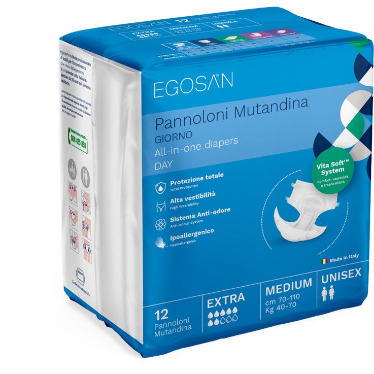 Egosan pannolini mutanda day ext l 12 pezzi